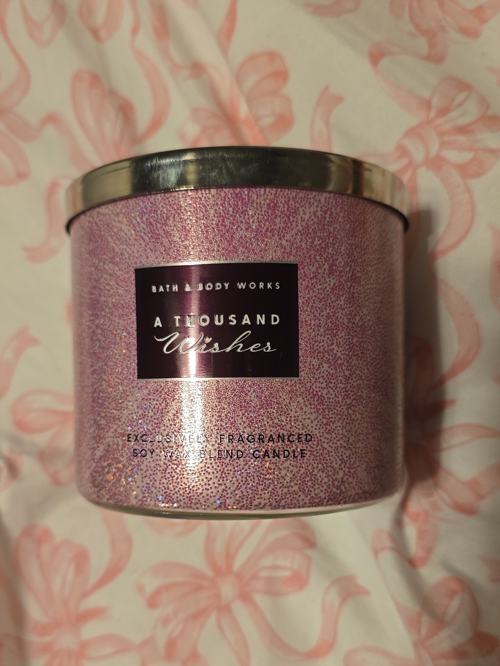 BNWT Bath And Body Works A Thousand Wishes 3 Wick Candle